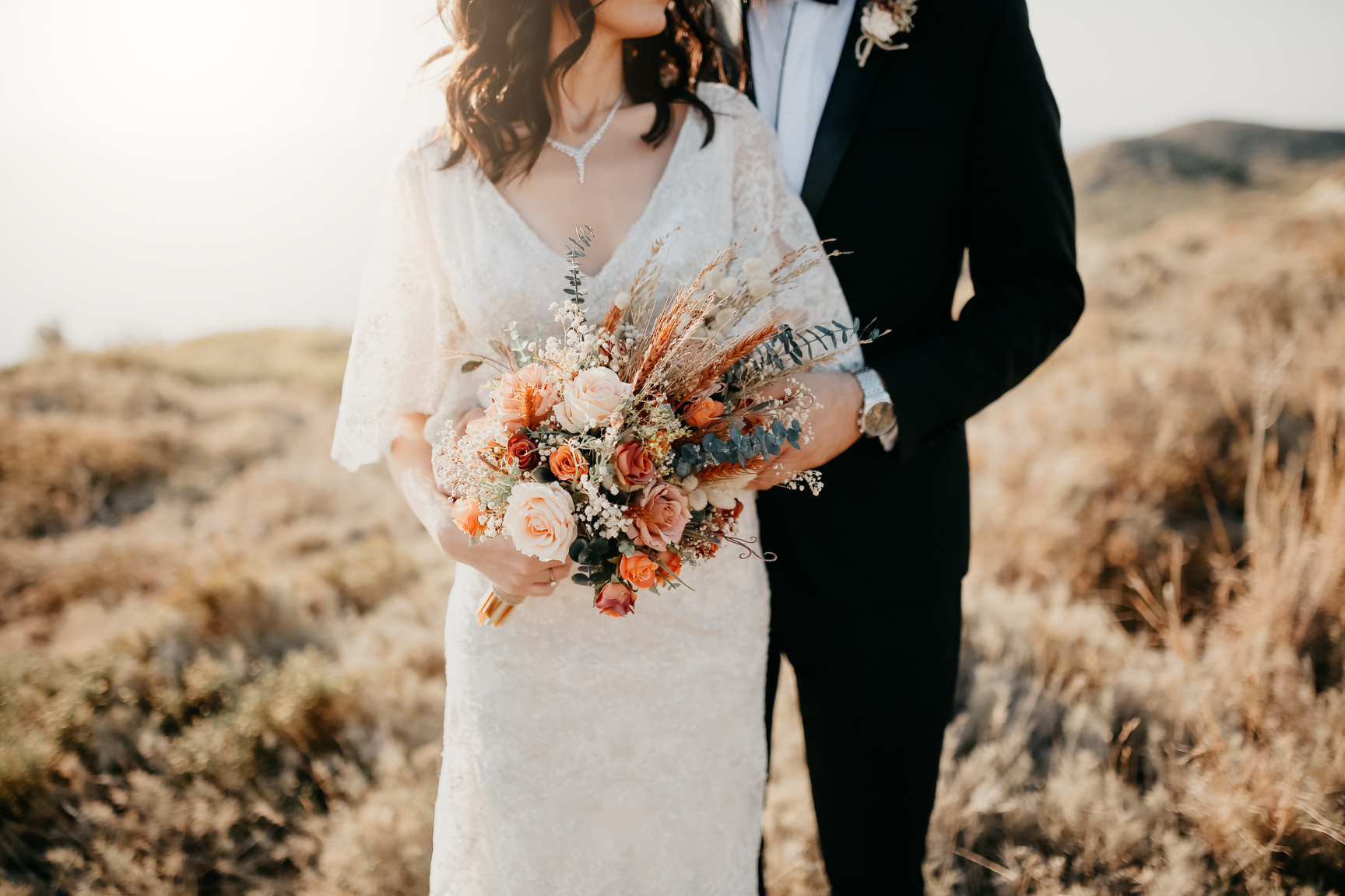 Rustic wedding bouquet